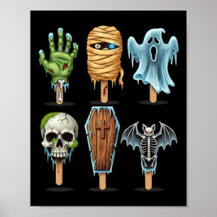 Poster Summer Horror Movies Summer Popsicween Halloween