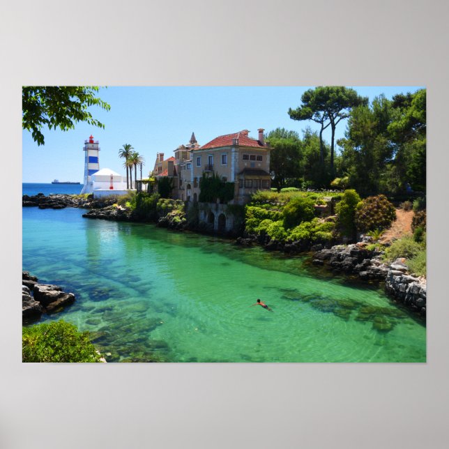 Poster Summer Swim Cascais, Portugal (Devant)
