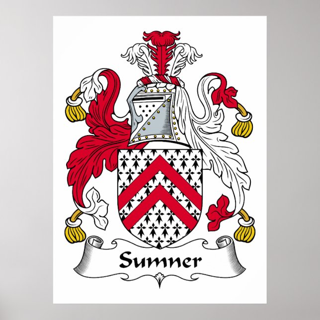 Poster Sumner Family Crest (Devant)
