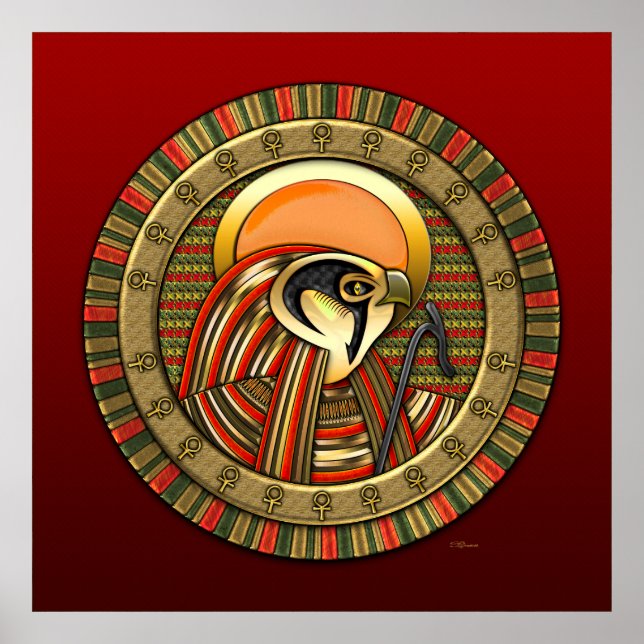 Poster Sun égyptien Dieu Ra (Devant)