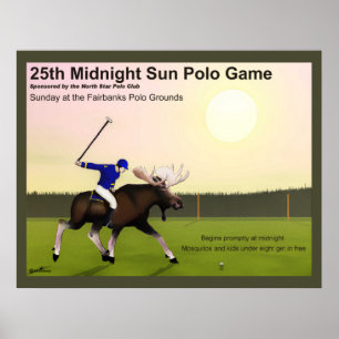 Poster Sun Polo de minuit
