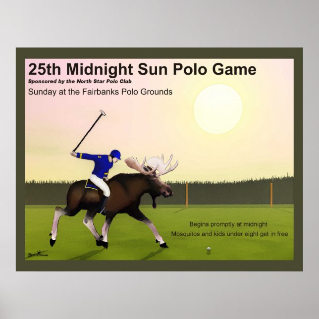 Poster Sun Polo de minuit (Devant)