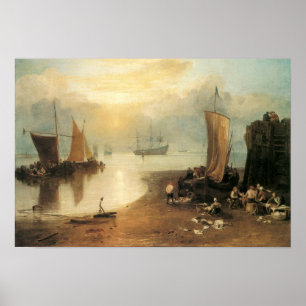 Poster Sun Rising Through Vapour by Joseph Turner