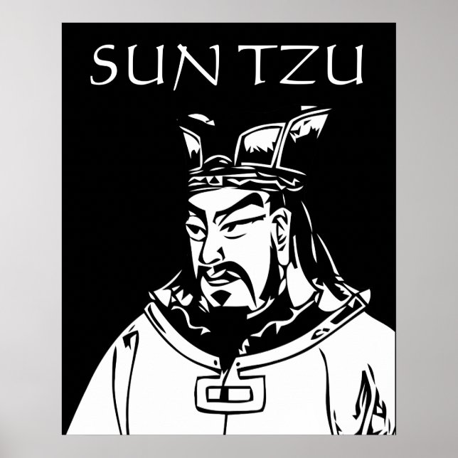Poster SUN TZU — Stratège militaire (Devant)