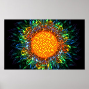 Poster Sunburst Daisy