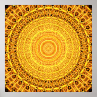 Poster Suncatcher Mandala