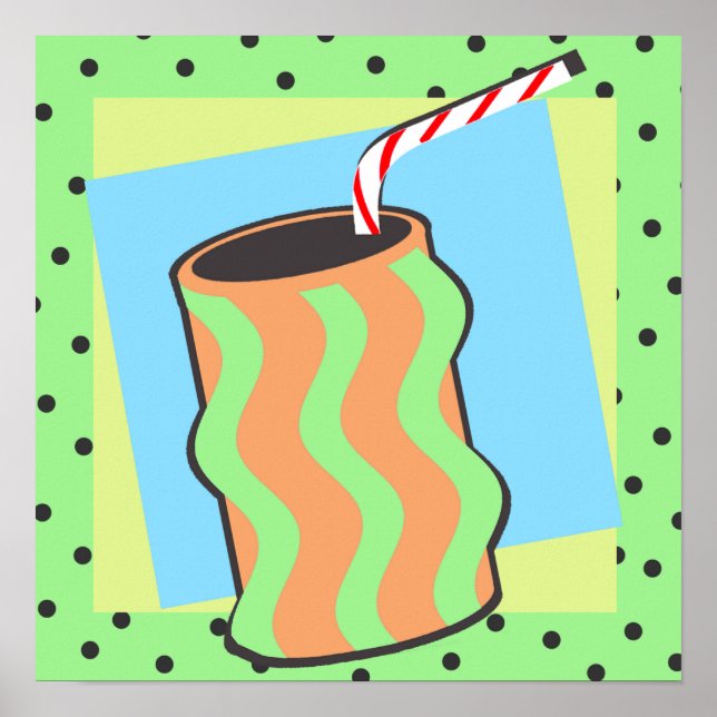 Poster Sundae Shoppe/Lime (Devant)