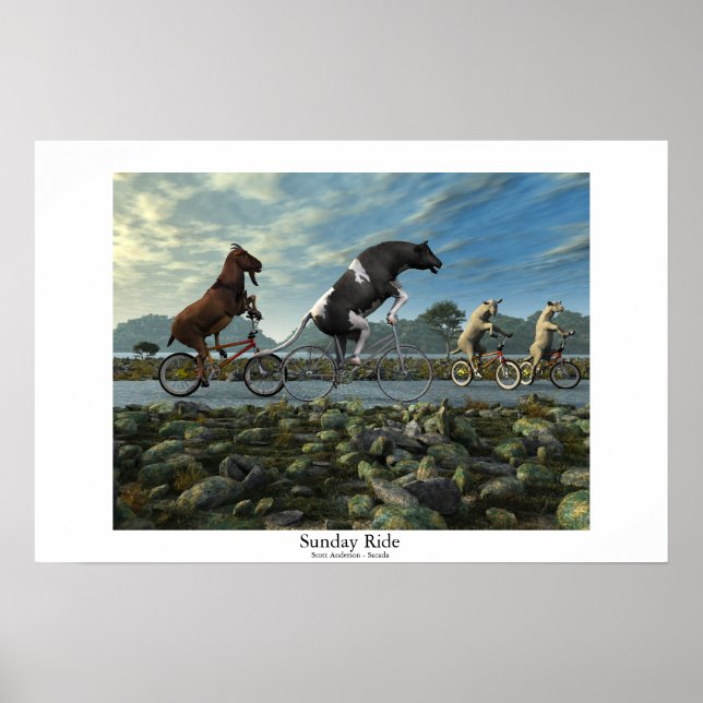 Poster Sunday Ride (Devant)