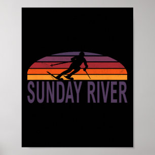 Poster Sunday River Newry Maine Nouvelle-Angleterre Usa S