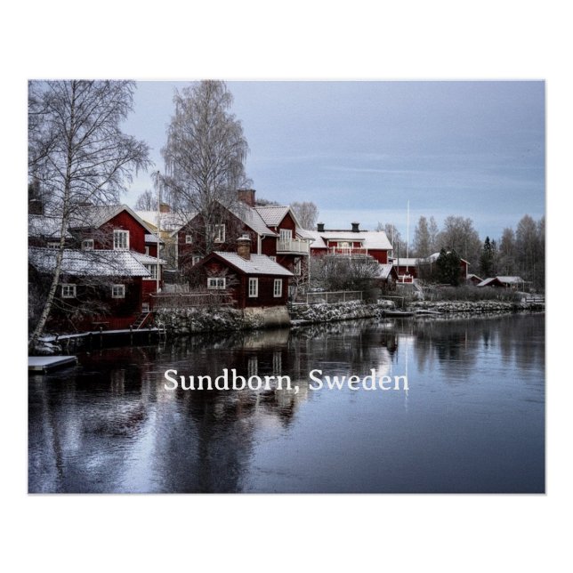 Poster Sundborn, Suède (Devant)