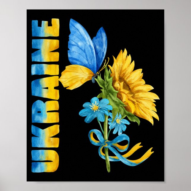 Poster Sunflower Ukraine (Devant)