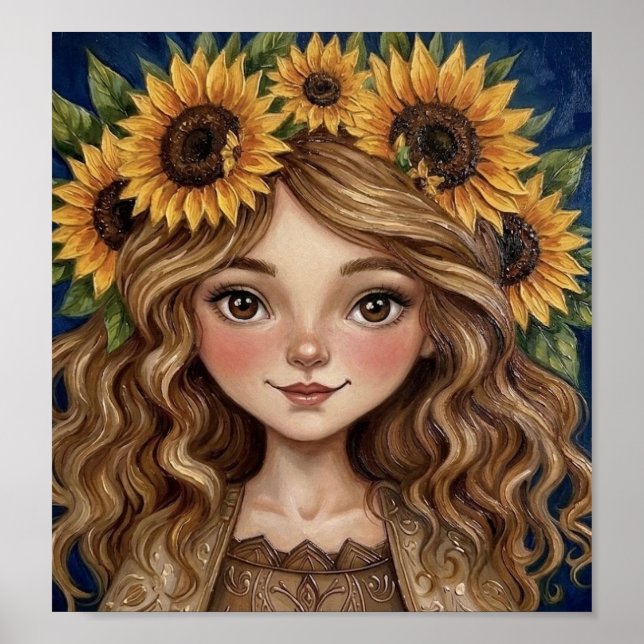 Poster SunFlowerMaiden (Devant)