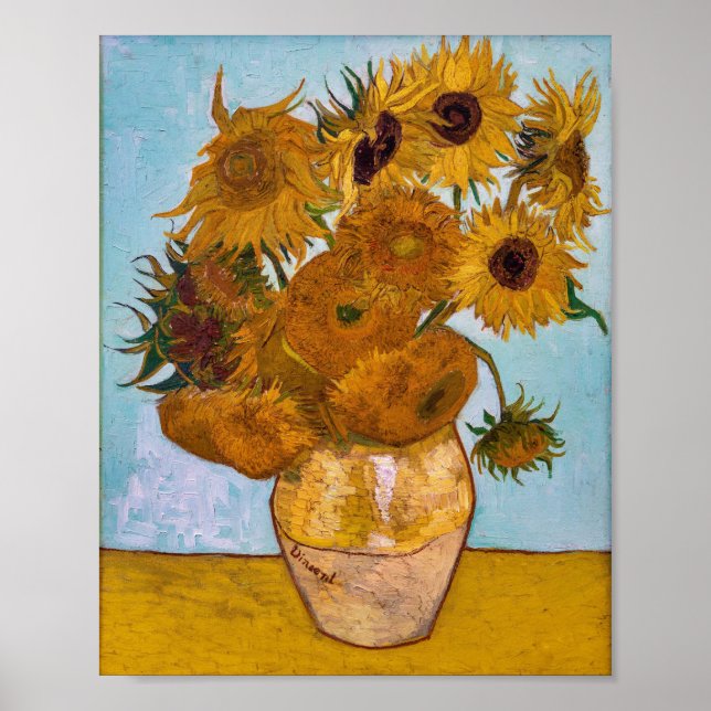Poster Sunflowers  (Devant)