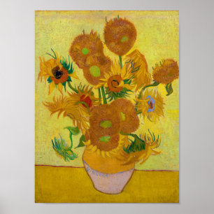 Poster Sunflowers, Vincent van Gogh, 1889