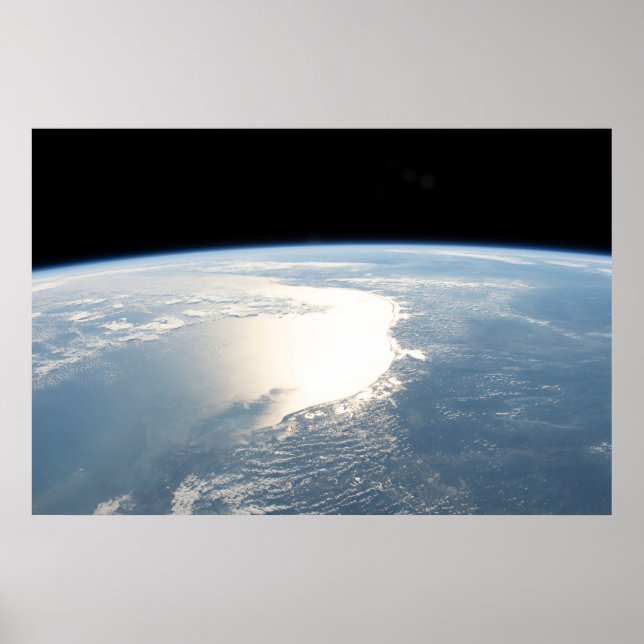 Poster Sunglint Reflète Le Golfe Du Mexique (Devant)