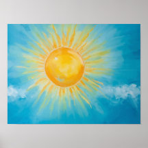 Sunny Blue Sky Art