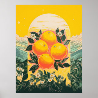 Poster Sunny Orchard Elegance