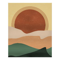 Sunrise Abstraite, minimalisme,