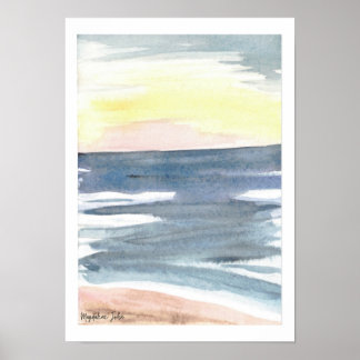 Poster Sunrise Baltique