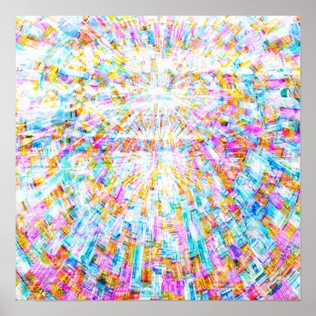 Poster Sunrise Mandala 2 (Devant)