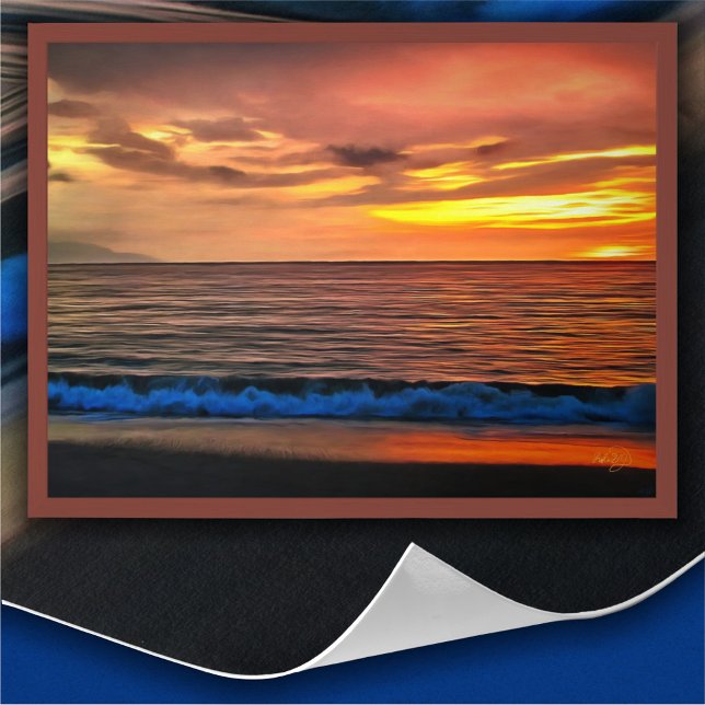 Poster Sunset 1577 Art Print (Créateur téléchargé)