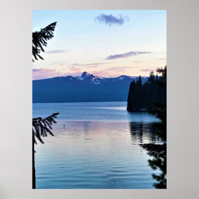 Poster Sunset at Crescent (Devant)