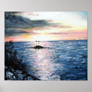 Poster Sunset jamaïcain