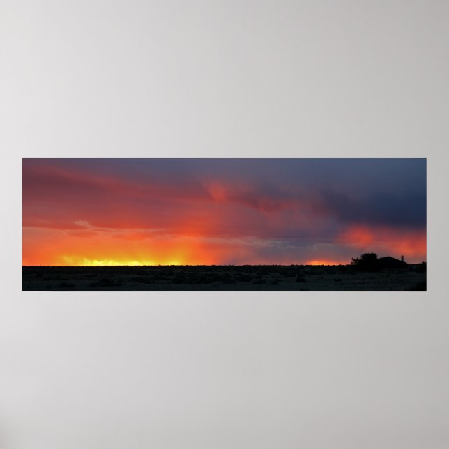 Poster Sunset occidental (Devant)