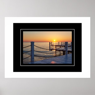 Poster Sunset Scene