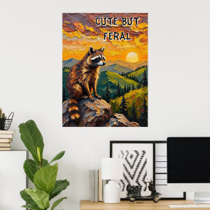 Poster Sunset Serenade : Raccoon's Valley Watch