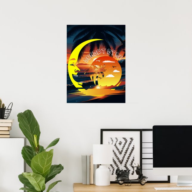 Poster Sunset Strip Party (Bureau à domicile)