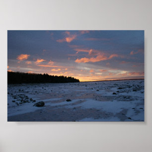Poster Sunset - Traverse City, Michigan