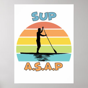 Poster SUP ASAP Stand Up Paddling