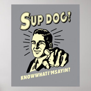 Poster S'up Dog : Sachez ce que je suis Sayin