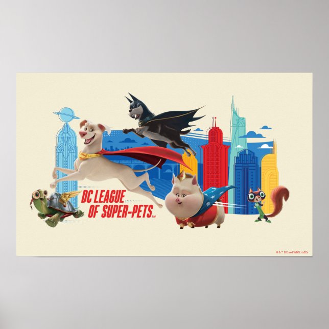 Poster Super-Animaux de compagnie patrouillant la métropo (Devant)
