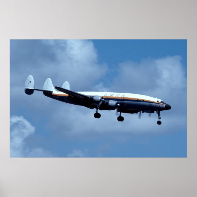 Poster Super Constellation Lockheed L-1049 (Devant)
