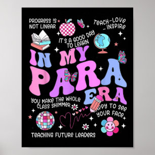 Poster Super Dans Mon Para Era Paraprofessionnel Vintage