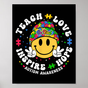Poster Super Enseigner L'Espoir Amour Inspirer Enseignant