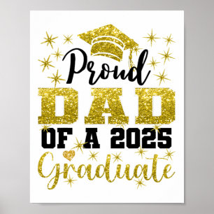 Poster Super Fier Papa De 2025 Diplômé Senior