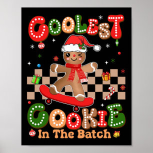 Poster Super Gingerbread Coolest Cookie Dans Le Lot Chr