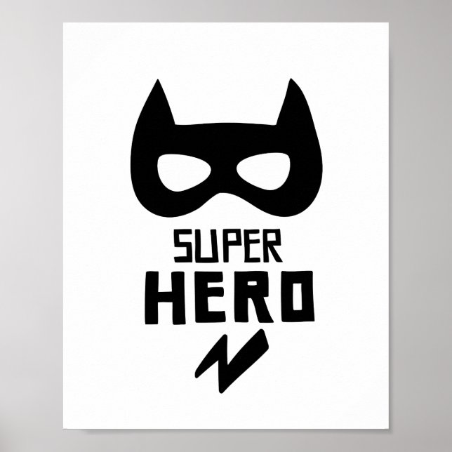 Poster Super héros (Devant)