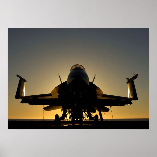 Poster Super Hornet F/A-18E (Devant)
