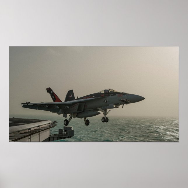 Poster Super Hornet F/A-18E (Devant)