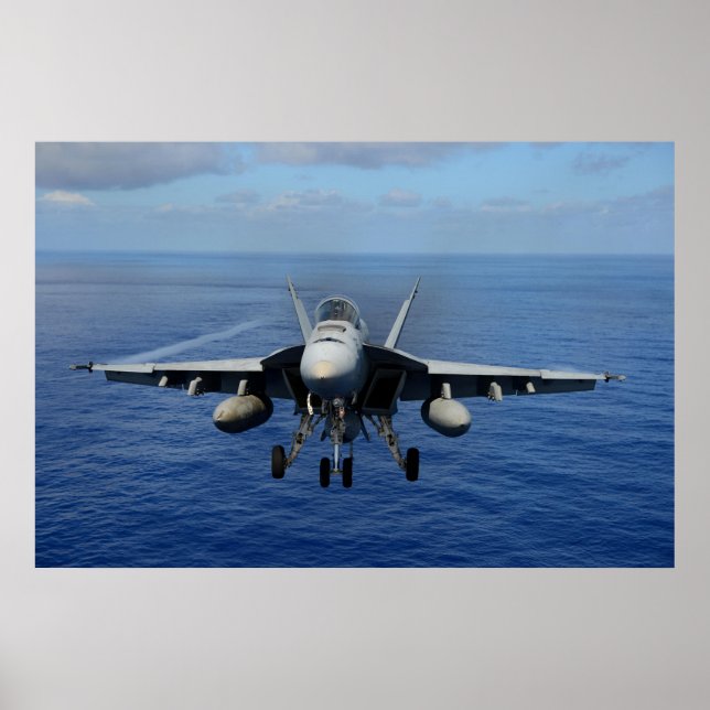 Poster Super Hornet F/A-18E (Devant)