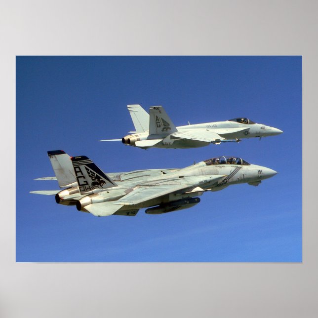 Poster Super Hornet F/A-18E (Devant)