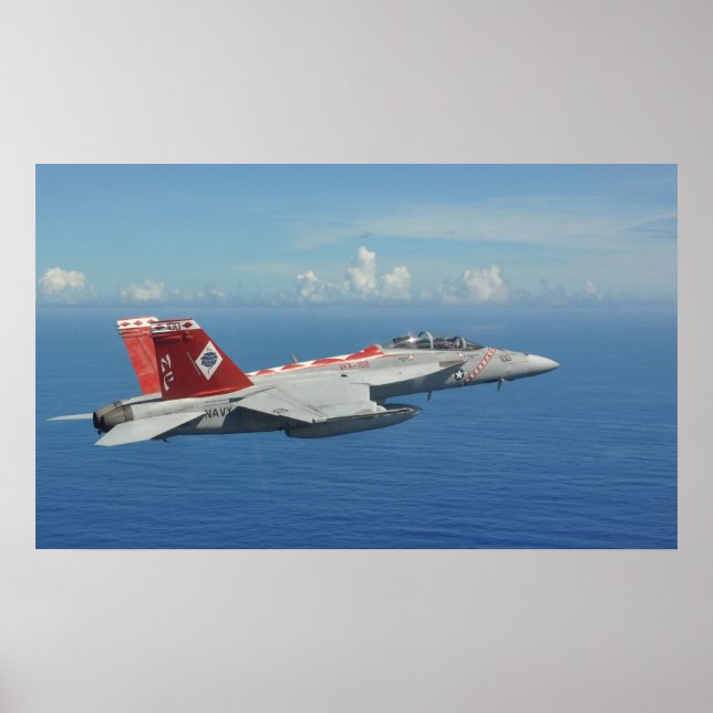 Poster Super Hornet F/A-18F (Devant)
