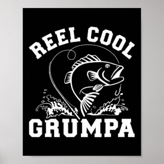 Poster Super Papa Pêcheur Grincheux