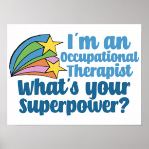 Poster Super Thérapeute occupationnel Mignon TO