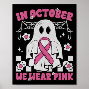 Poster Super Wear Pink Breast Cancer Guerrier mignon Fant