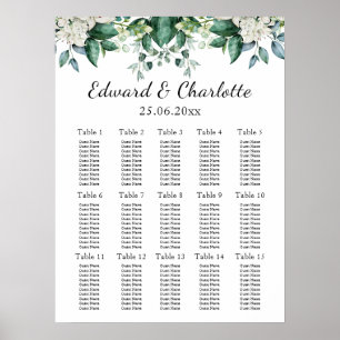 Poster Superbe Baie de Mariage floral